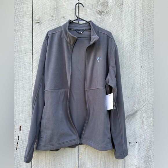 Urban Frontier grey polar fleece sweater/jacket long sleeve zippered front XL - Picture 3 of 5